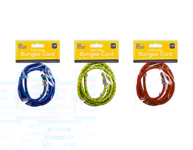 Wholesale Bungee Cord 1.8m With Clip Strip Wholesale Bungee Cord 1.8m With Clip Strip