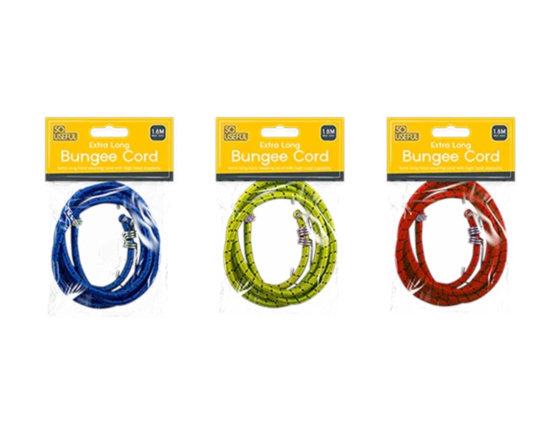 Wholesale Bungee Cord 1.8m With Clip Strip Wholesale Bungee Cord 1.8m With Clip Strip