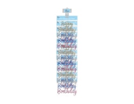 Wholesale Glitter Happy Birthday Cake Topper With Clip Strip
