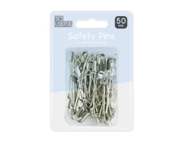 Wholesale Safety Pins 50pk With Clip Strip Wholesale Safety Pins 50pk With Clip Strip