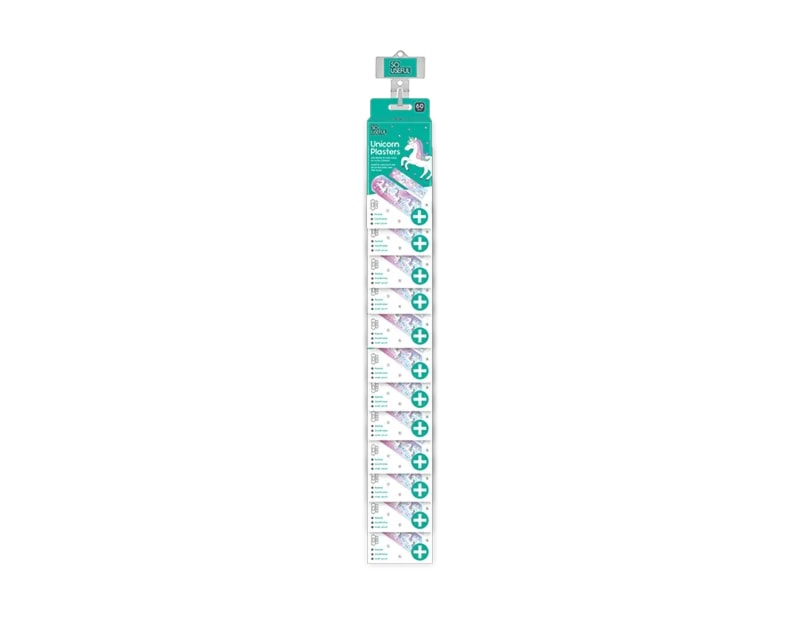 Wholesale Unicorn Plasters 60pk With Clip Strip Wholesale Unicorn Plasters 60pk With Clip Strip