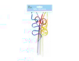 Wholesale Silly Straws 5pk With Clip Strip Wholesale Silly Straws 5pk With Clip Strip