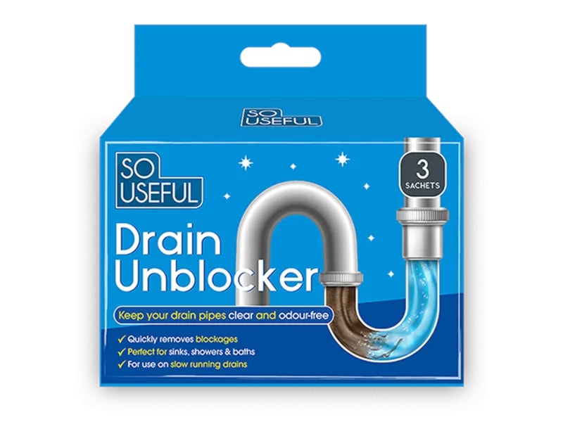 Wholesale Drain Unblocker 3pk With Clip Strip Wholesale Drain Unblocker 3pk With Clip Strip