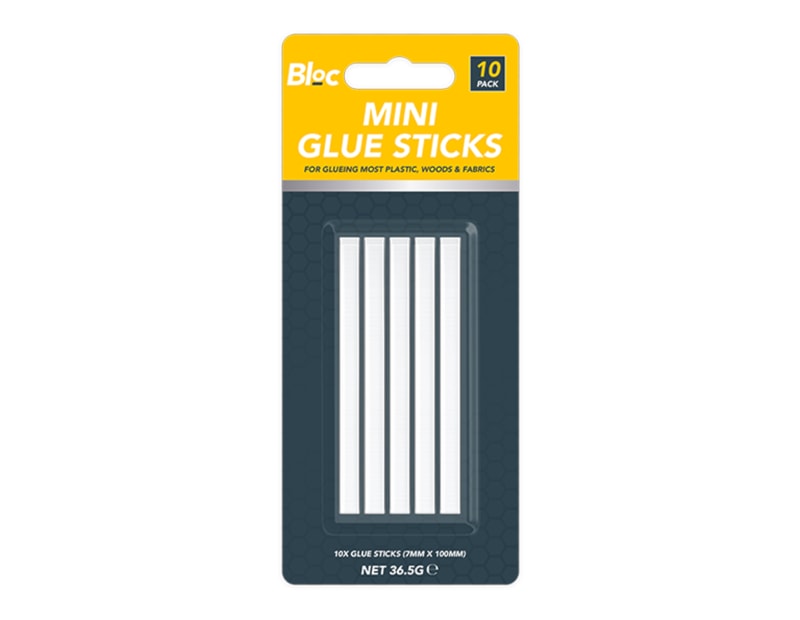 Wholesale Mini Glue Sticks 10pk CDU Wholesale Mini Glue Sticks 10pk CDU