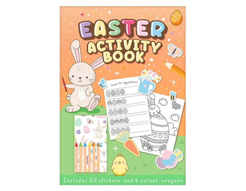 Wholesale Easter A4 Activity Book 40 Page CDU Wholesale Easter A4 Activity Book 40 Page CDU