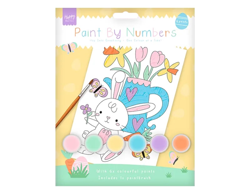 Wholesale Easter Paint By Number Book with Paints CDU