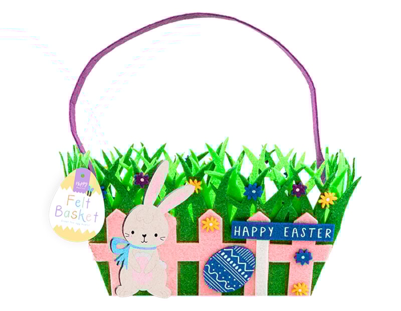 Wholesale Easter Felt Character Basket Wholesale Easter Felt Character Basket
