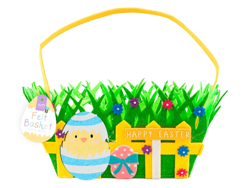 Wholesale Easter Felt Character Basket