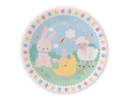 Wholesale Easter Printed Paper Plates 10pk CDU - Plastic Free