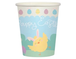 Wholesale Easter Printed Paper Cups 270ml 10pk CDU Wholesale Easter Printed Paper Cups 270ml 10pk CDU
