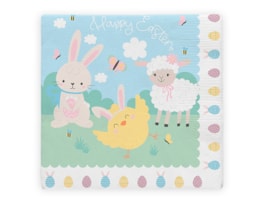 Wholesale Easter Printed 3 Ply Napkins 20pk CDU Wholesale Easter Printed 3 Ply Napkins 20pk CDU