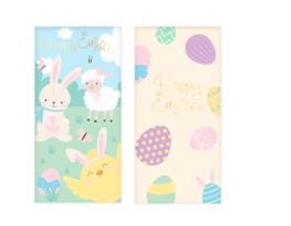 Wholesale Easter Money Wallets 4pk