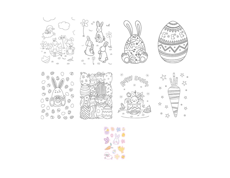 Wholesale Easter colouring set | Gem imports Ltd. Wholesale Easter colouring set | Gem imports Ltd.