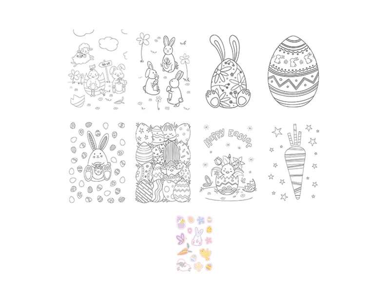 Wholesale Easter colouring set | Gem imports Ltd. Wholesale Easter colouring set | Gem imports Ltd.