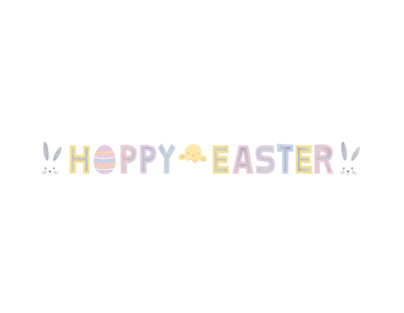 Wholesale Easter Holographic Bunting 2m | Gem imports. Wholesale Easter Holographic Bunting 2m | Gem imports.