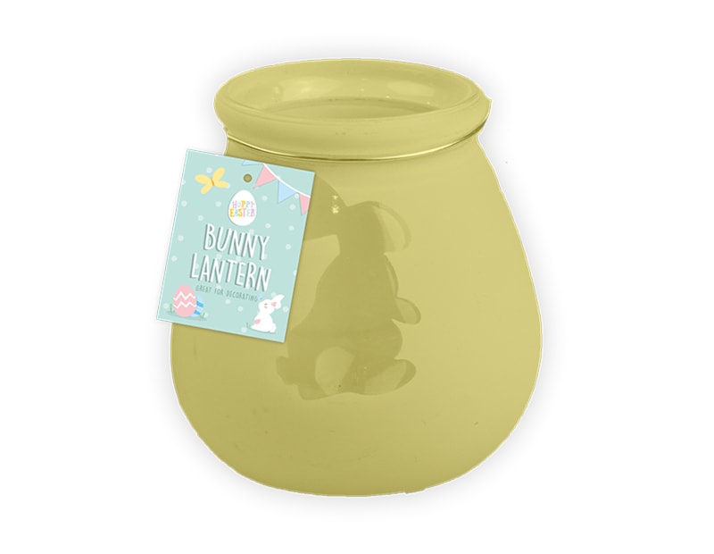 Wholesale Frosted Glass Bunny Lantern Wholesale Frosted Glass Bunny Lantern