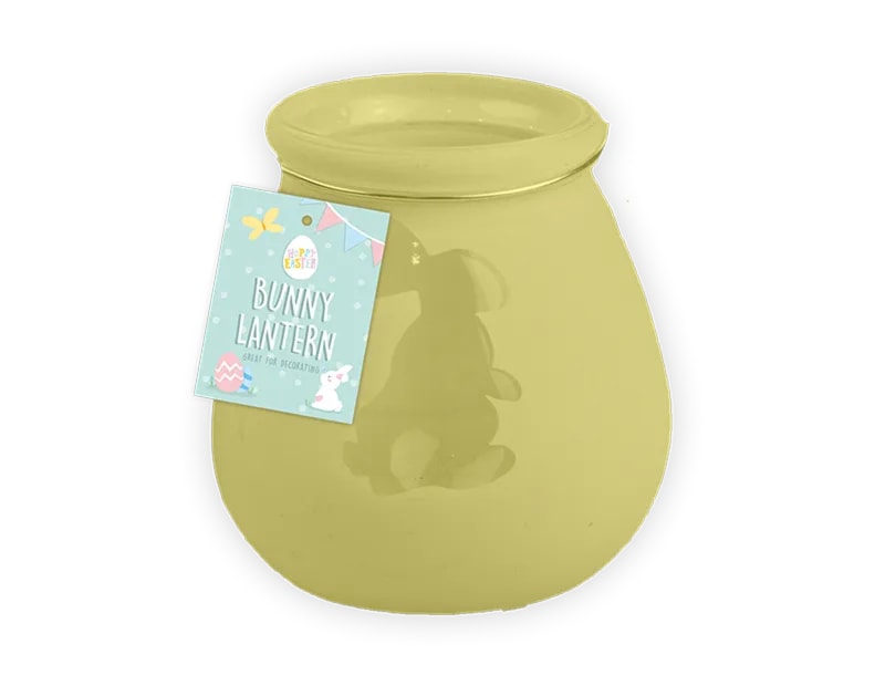 Wholesale Frosted Glass Bunny Lantern Wholesale Frosted Glass Bunny Lantern