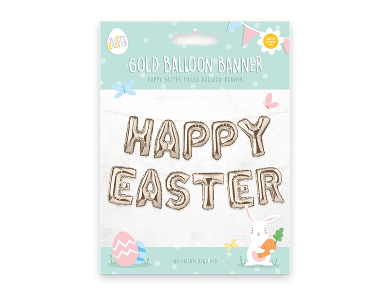 Wholesale Happy Easter Foil Balloon Banner Wholesale Happy Easter Foil Balloon Banner