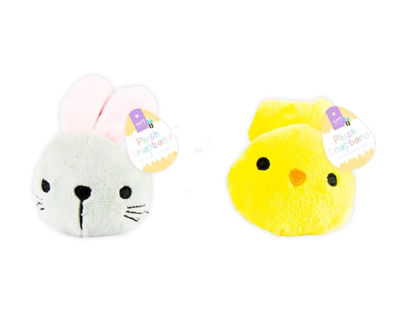 Wholesale Easter Plush Snap Band CDU