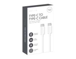 Wholesale White Type-C to Type-C 2M Cable CDU
