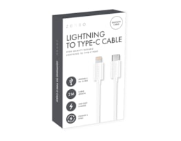 Wholesale White Lightning to Type-C 2M Cable CDU
