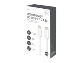 Wholesale White Lightning to Type-C 2M Cable CDU Wholesale White Lightning to Type-C 2M Cable CDU