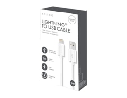 Wholesale White Lightning to USB 2M Cable CDU Wholesale White Lightning to USB 2M Cable CDU