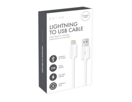 Wholesale White Lightning to USB 2M Cable CDU