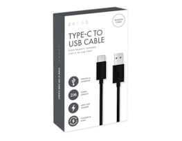 Wholesale Black Type-C to USB 2M Cable CDU Wholesale Black Type-C to USB 2M Cable CDU