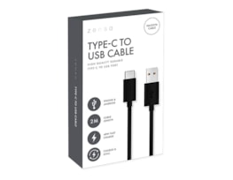 Wholesale Black Type-C to USB 2M Cable CDU