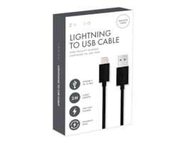 Wholesale Black Lightning to USB 2M Cable CDU Wholesale Black Lightning to USB 2M Cable CDU
