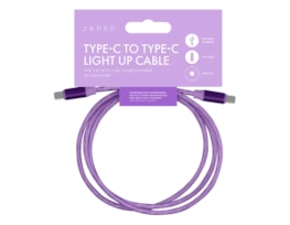 Wholesale Type-C to Type-C Light Up Charging Cable 1M