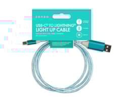 Wholesale Lightning to Type-C Light Up Charging Cable 1M Wholesale Lightning to Type-C Light Up Charging Cable 1M in Green