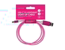 Wholesale Lightning to Type-C Light Up Charging Cable 1M