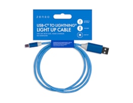 Wholesale Lightning to Type-C Light Up Charging Cable 1M