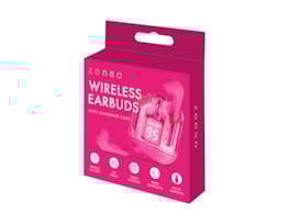 Wholesale Coloured Wireless Earbuds with Digital Screen Charging Case