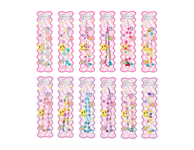 Wholesale Beaded Phone Charm CDU Wholesale Beaded Phone Charm CDU