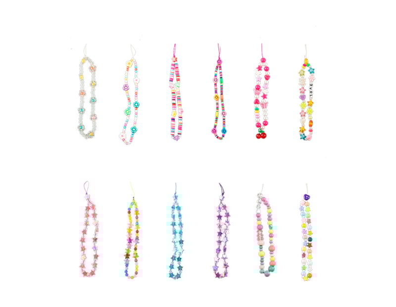 Wholesale Beaded Phone Charm CDU Wholesale Beaded Phone Charm CDU