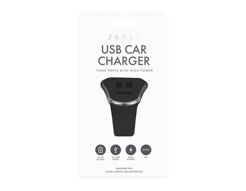 Wholesale three port USB car charger Wholesale three port USB car charger
