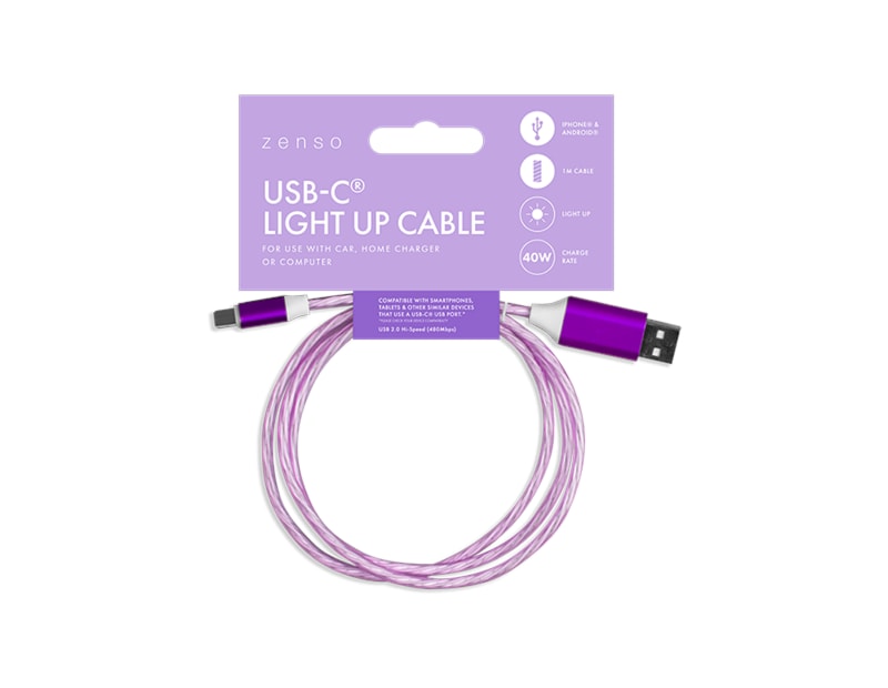 Wholesale Type - C Light up charging cable | Gem imports Ltd. Wholesale Type - C Light up charging cable | Gem imports Ltd.
