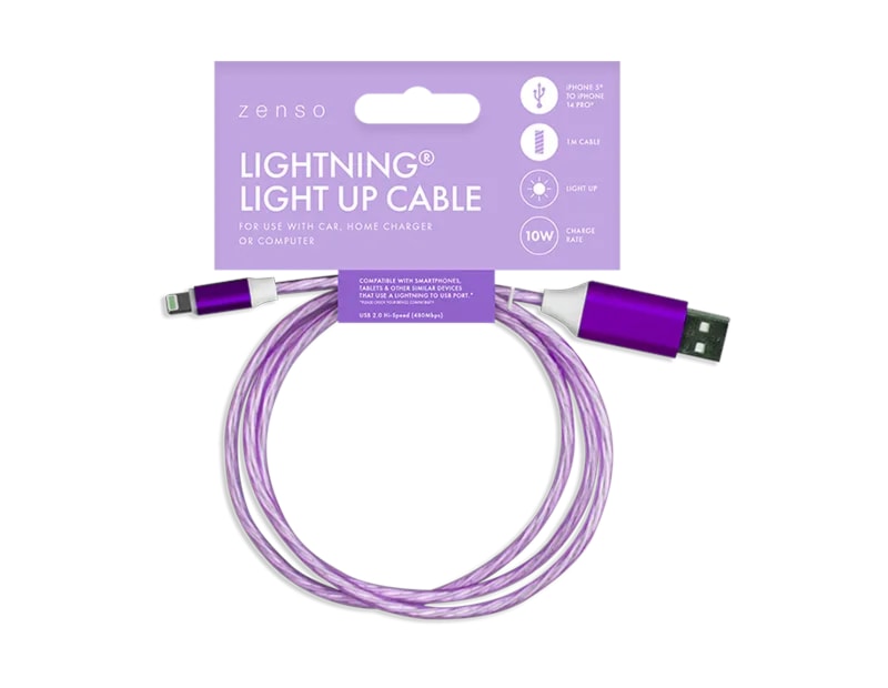 Wholesale Lightning Light up charging cable | Gem imports Ltd. Wholesale Lightning Light up charging cable | Gem imports Ltd.