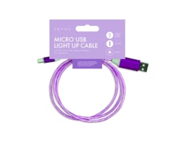 Wholesale Micro Light up charging cable | Gem imports