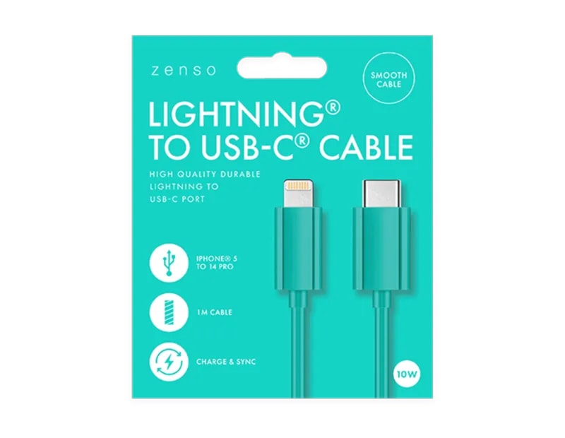 Wholesale Coloured Type C lightening cable 1M | Gem imports