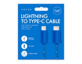 Wholesale Lightning to Type-C Braided Cable 1M Wholesale Lightning to Type-C Braided Cable 1M