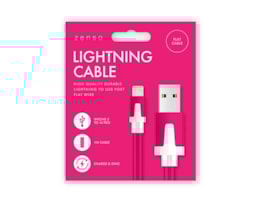 Wholesale Lightning to USB Flat Cable 1M Wholesale Lightning to USB Flat Cable 1M