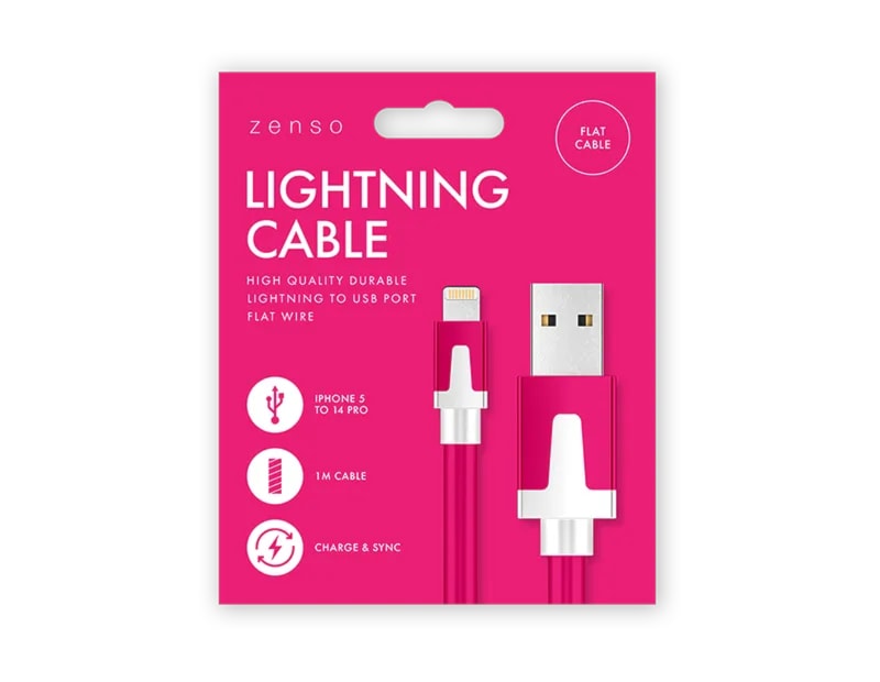 Wholesale Lightning to USB Flat Cable 1M