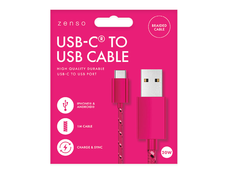 Wholesale Type C USB cable 1M Braided Wholesale Type C USB cable 1M Braided