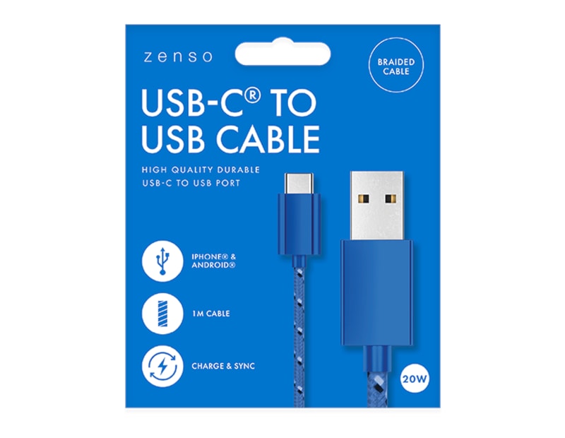 Wholesale Type C USB cable 1M Braided Wholesale Type C USB cable 1M Braided