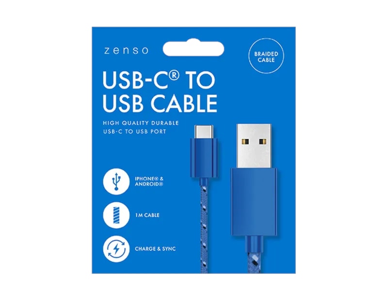 Wholesale Type C USB cable 1M Braided
