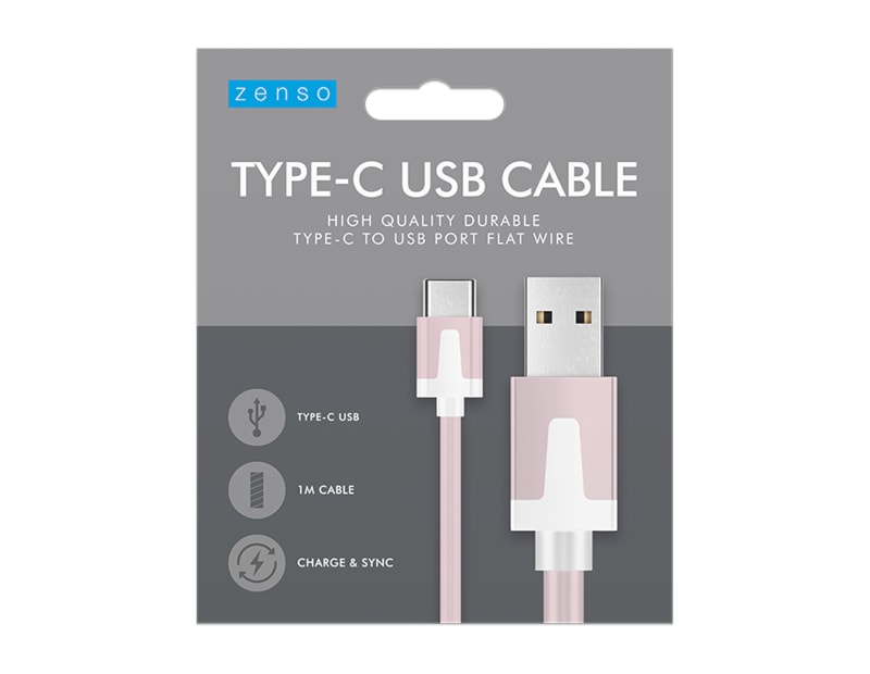Wholesale Type C Flat USB cable 1M Wholesale Type C Flat USB cable 1M